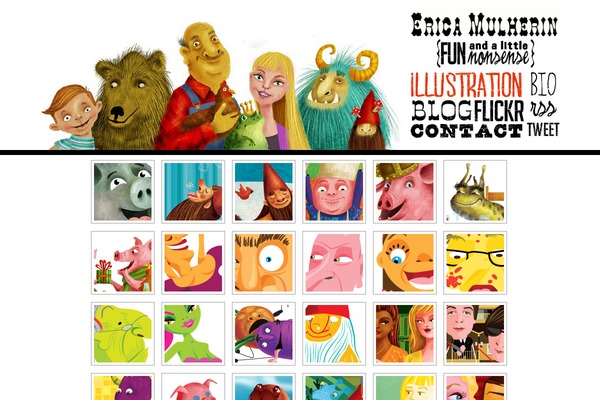 ericamulherin.com site used Illustrator
