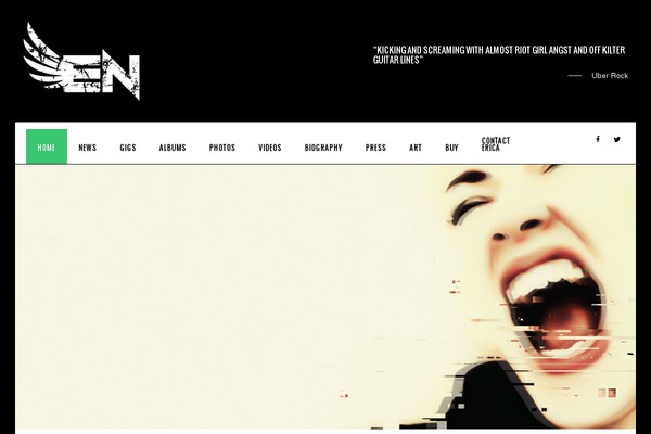 IronBand theme site design template sample