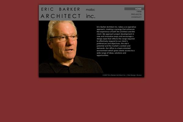 ericbarkerarchitect.com site used Eba