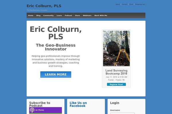 WordPress website example screenshot