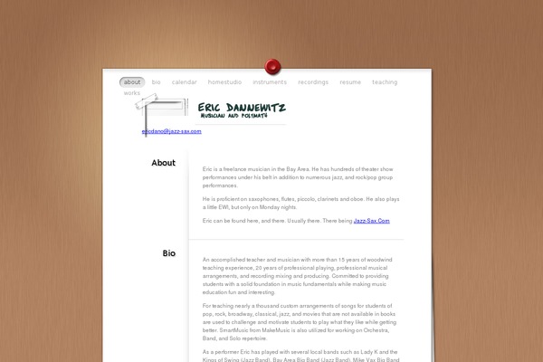 MyResume theme site design template sample