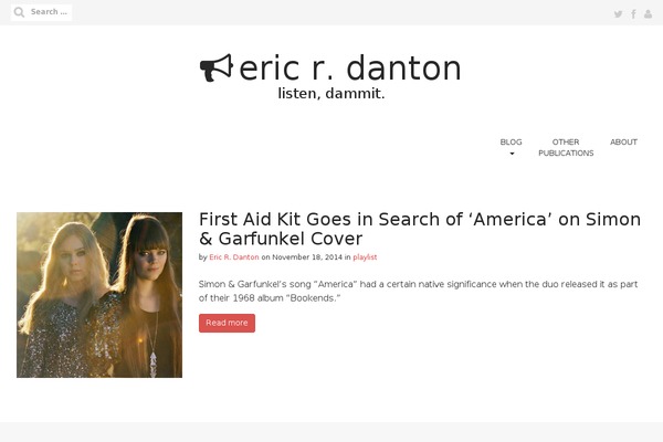 ericdanton.com site used Matheson Pro