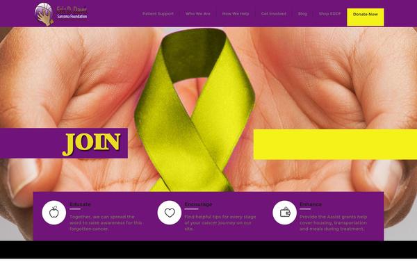 Charity theme site design template sample