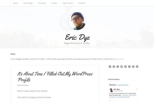 ericdye.it site used Latte