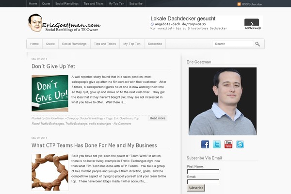 ericgoettman.com site used 18
