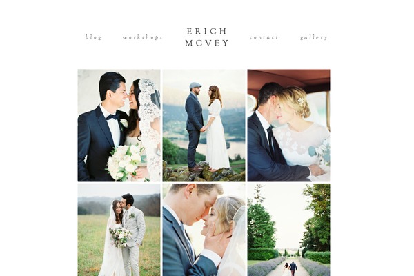 Prophoto4 theme site design template sample