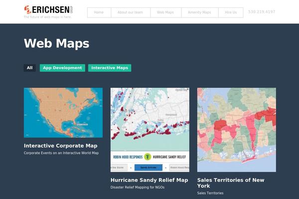 Forest theme site design template sample