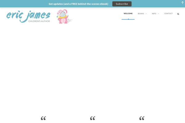 Infinite theme site design template sample
