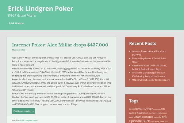 Heidi theme site design template sample