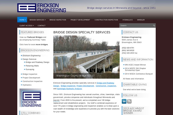 erickson-eng.com site used Repost