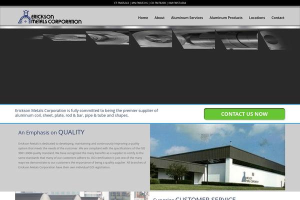 ericksonmetals.com site used Erickson
