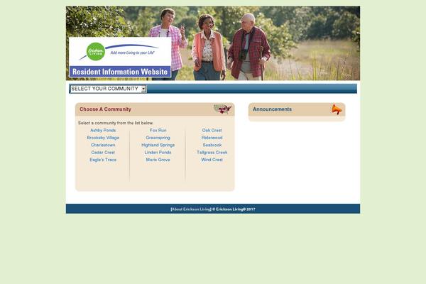 Default theme site design template sample