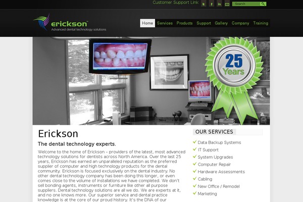 ericksontech.com site used Portio
