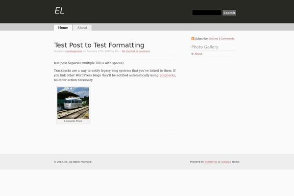 simpleX theme site design template sample