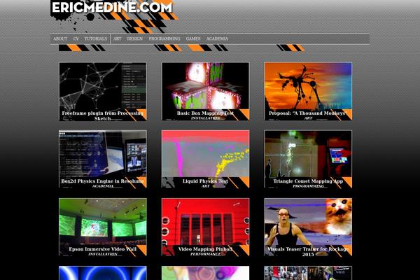ericmedine.com site used Vim