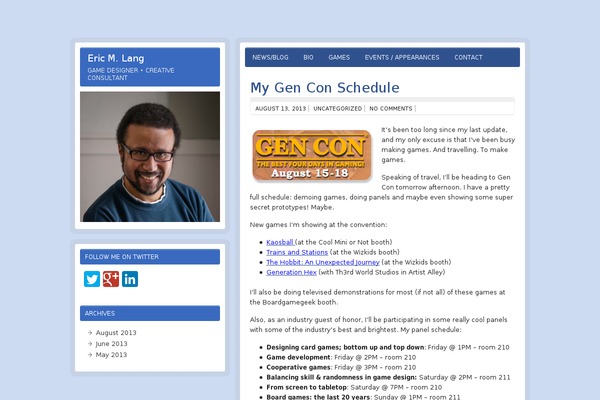 zeeBizzCard theme site design template sample