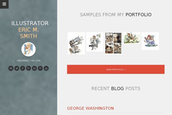 Portfolio-lite theme site design template sample