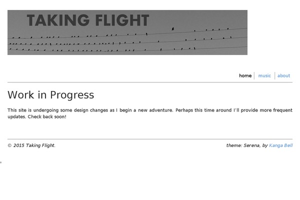 Serena theme site design template sample