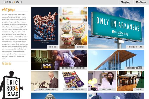 ericrobisaac.com site used Eri