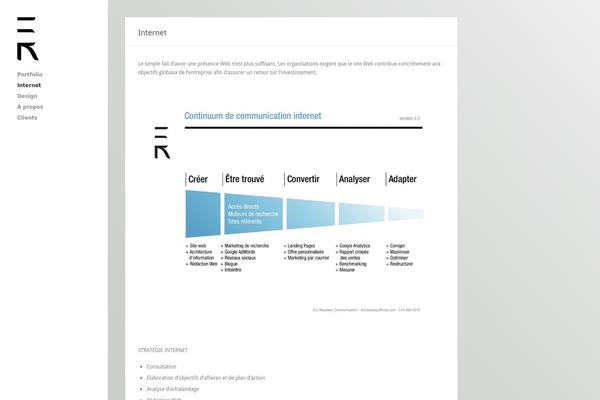 Ink theme site design template sample