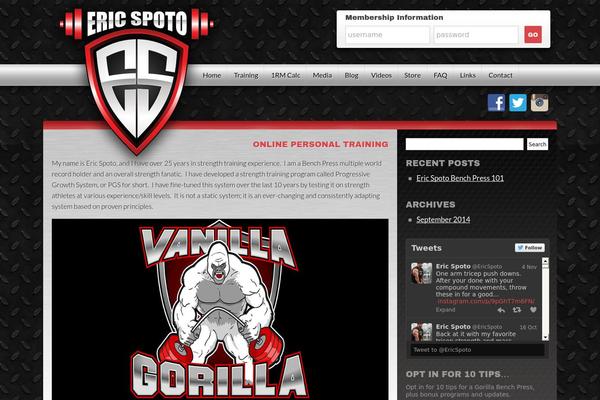 Es theme site design template sample