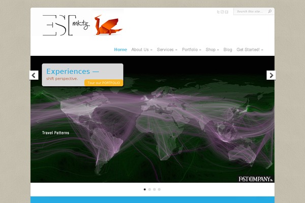 Chameleon theme site design template sample