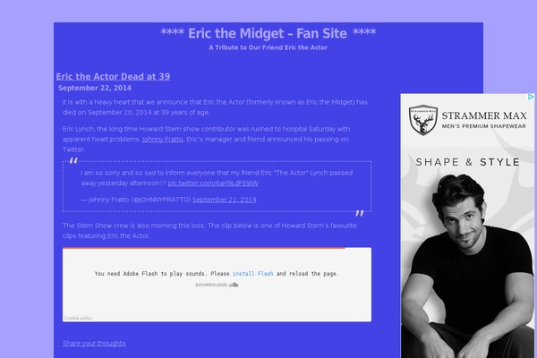 ericthemidget.org site used Commodore