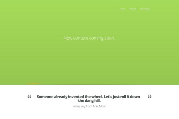 Nimble theme site design template sample