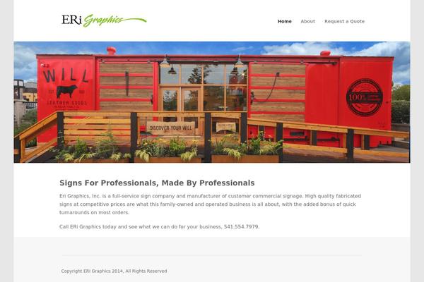 Hardy theme site design template sample