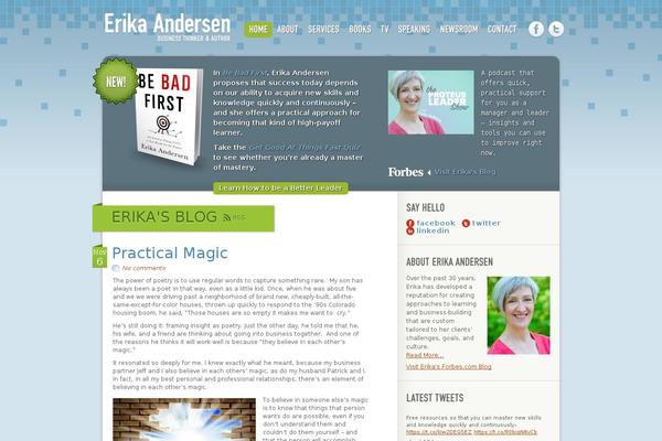 Site using Twiget Twitter Widget plugin