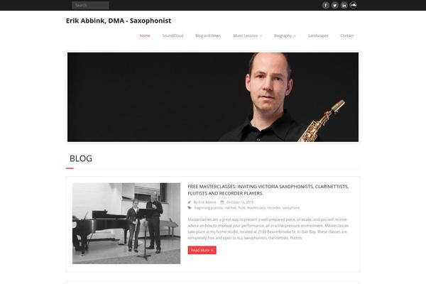 Minamaze theme site design template sample