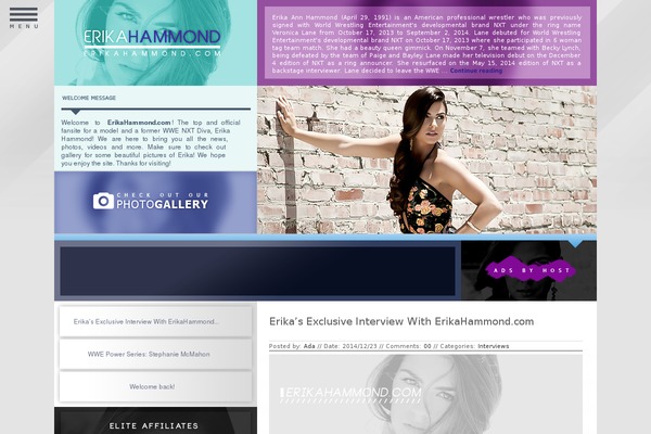 erikahammond.com site used Erikahammond
