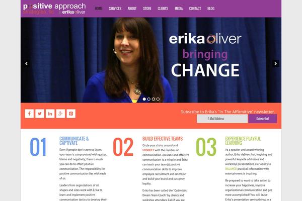 Infographer theme site design template sample