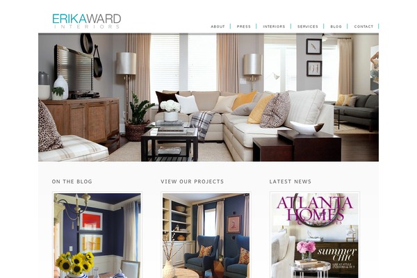 Zephyr theme site design template sample