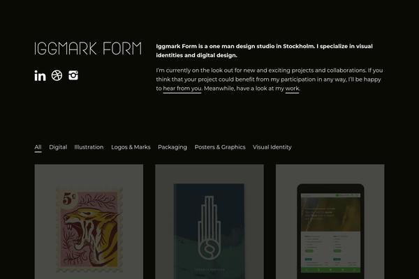 Oshine theme site design template sample