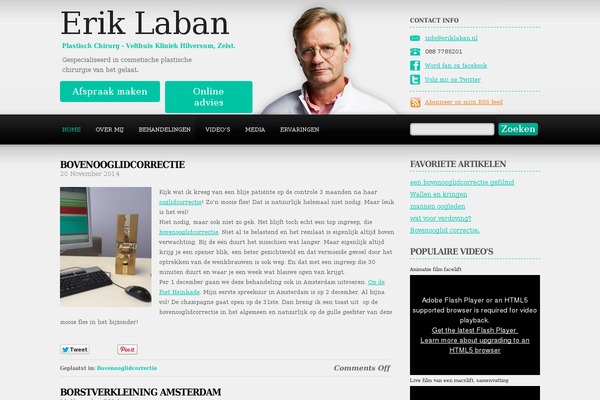 Titan theme site design template sample