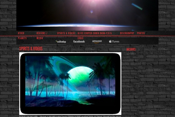 Dark-n-gritty theme site design template sample