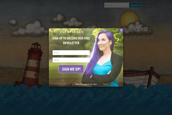 Site using Arscode-ninja-popups plugin