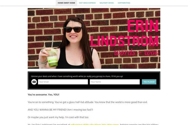 Jacqueline theme site design template sample