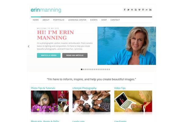 Evermore theme site design template sample