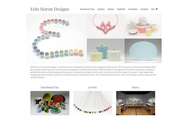 Gather theme site design template sample