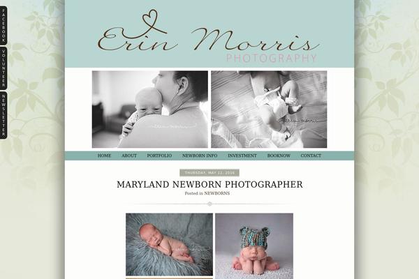 Prophoto4 theme site design template sample