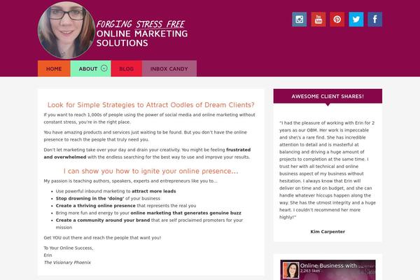 InTouch theme site design template sample