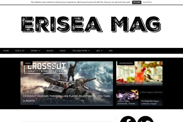 Hestia theme site design template sample