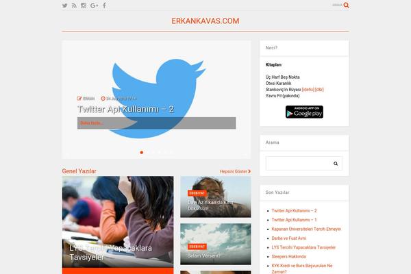 erkankavas.com site used Erkan