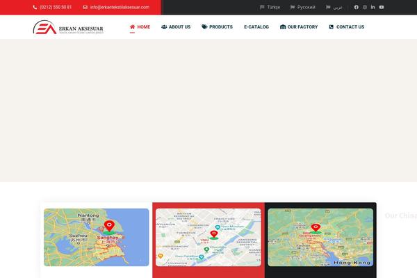 Bizix theme site design template sample