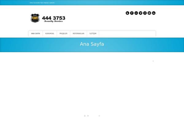 Poseidon theme site design template sample