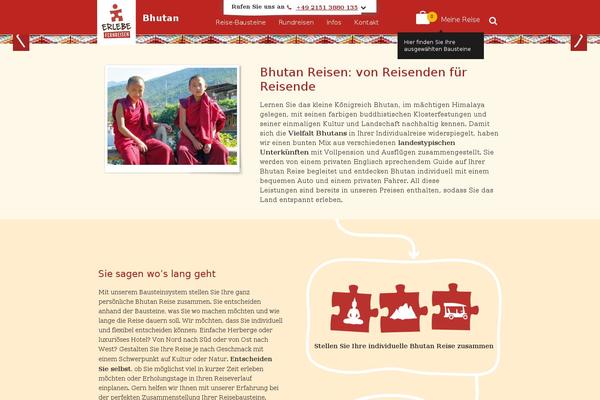 erlebe-bhutan.de site used Erlebe-multisite
