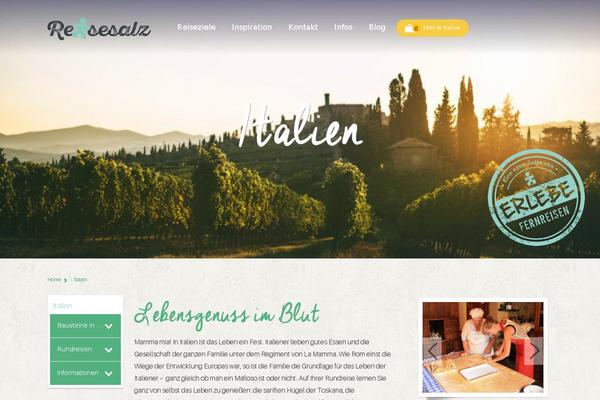 erlebeitalien.de site used Rickshaw
