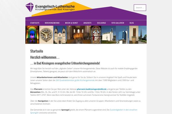 Church theme site design template sample